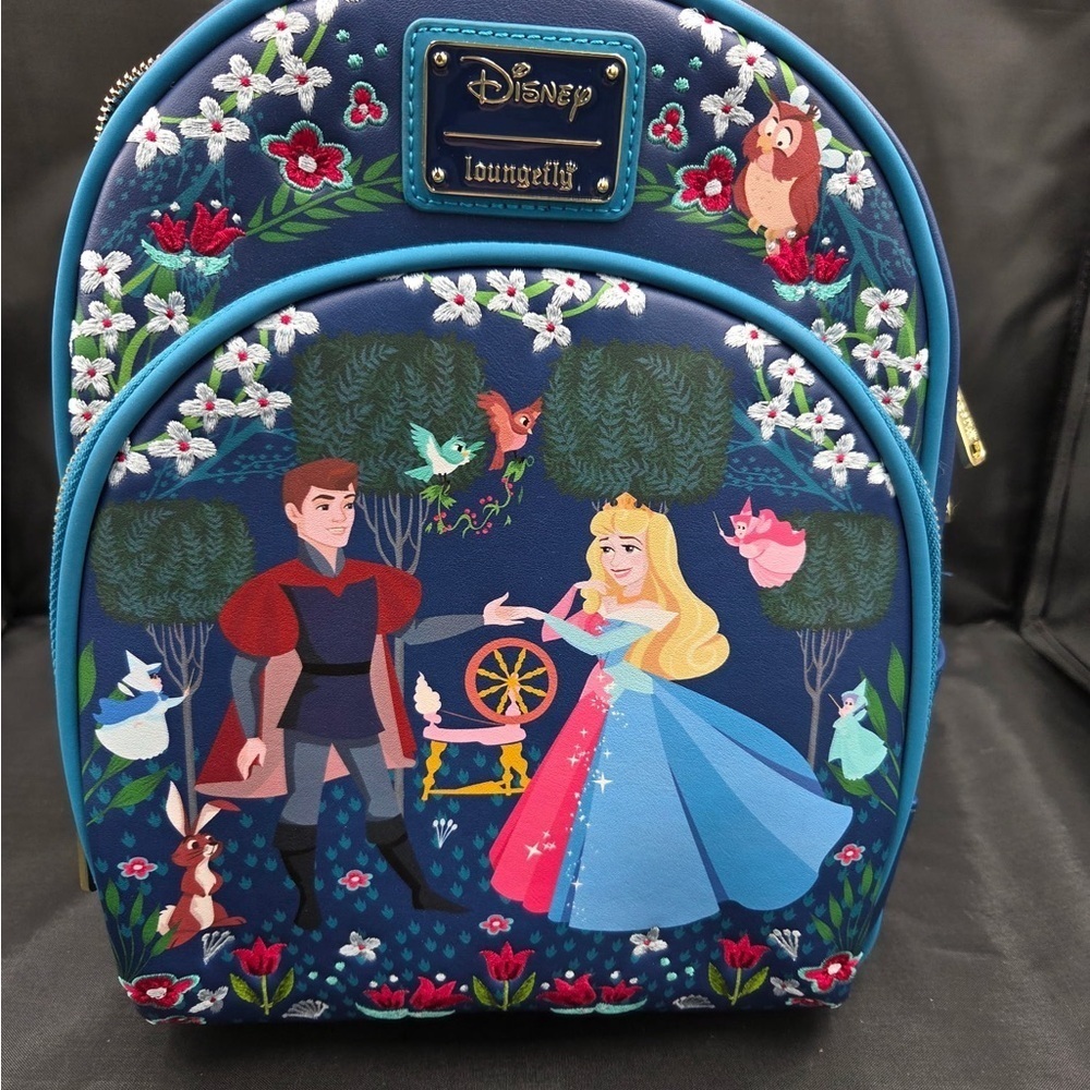 Disney Loungefly Sleeping Beauty Floral Backpack